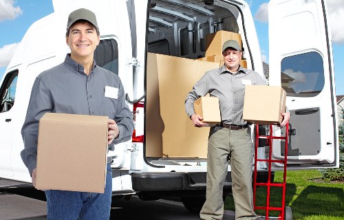 Removal van prepared for a home move in Nagshead
